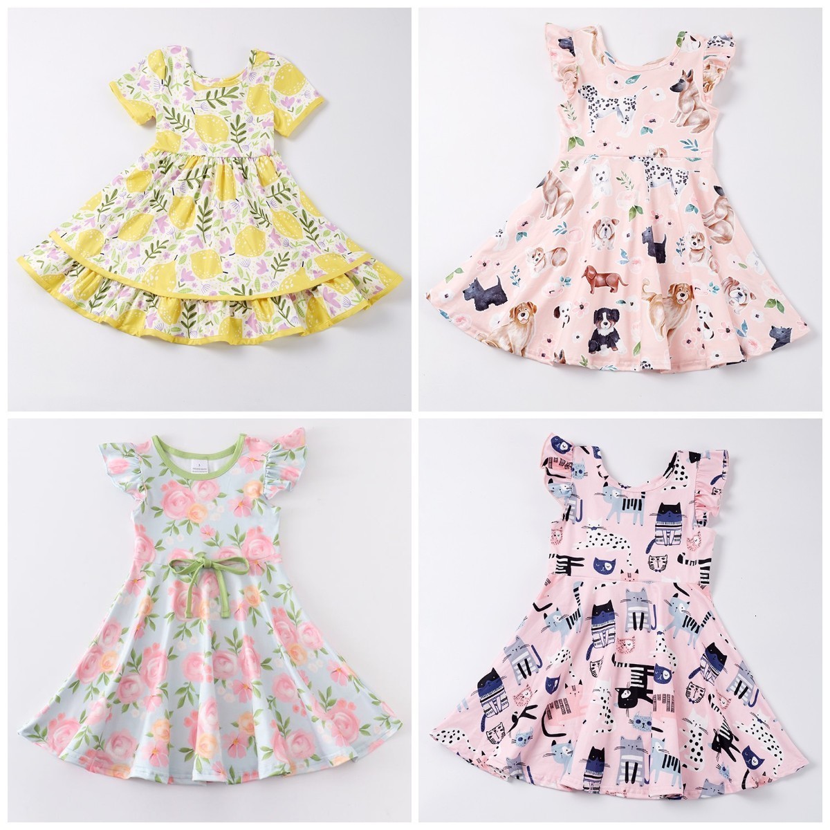 Girl's Dresses Girlymax Summer Baby Girls Floral Lemon Chicken Animals Twirl Dress Boutique Clothes Milk Silk Ruffles Knee Length Short Sleeve 230413, E21-1-2 25133104
Girl's Dresses Girlymax Summer Baby Girls Floral Lemon Chicken Animals Twirl Dress Boutique Clothes Milk Silk Ruffles Knee Length Short Sleeve 230413, E21-1-2 25133104
