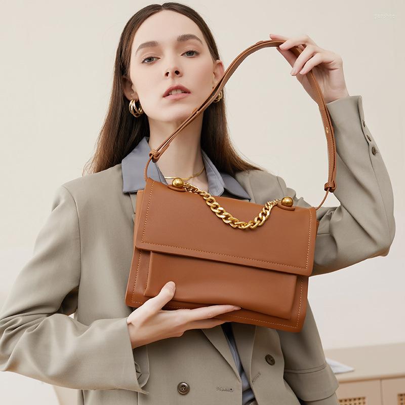Evening Bags Women Cowhide Crossbody Bag Cow Leather Advanced Sense Postman 2023 Small Fashion Messenger Women's Large Capacity, Brown
Evening Bags Women Cowhide Crossbody Bag Cow Leather Advanced Sense Postman 2023 Small Fashion Messenger Women's Large Capacity, Brown