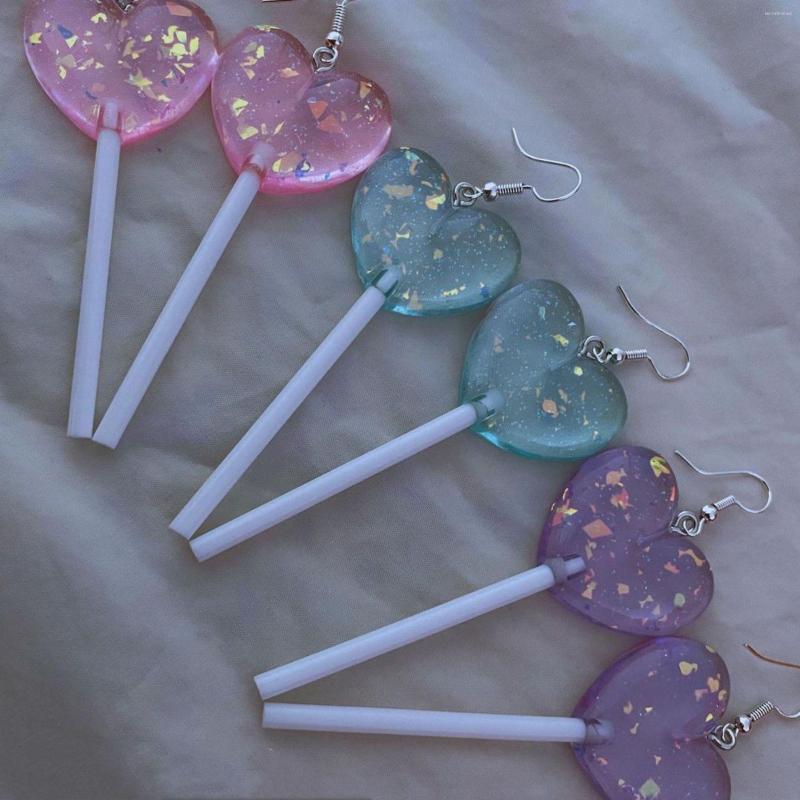 Dangle Earrings Y2K Jewelry Candy Color Fantasy Heart Lollipop For Women Fashion Retro Harajuku Cute Sweet Charm 90S Aesthetic
Dangle Earrings Y2K Jewelry Candy Color Fantasy Heart Lollipop For Women Fashion Retro Harajuku Cute Sweet Charm 90S Aesthetic