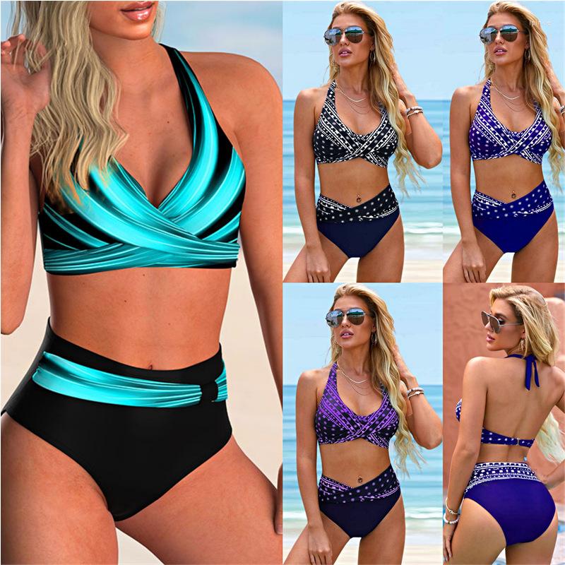Women' Swimwear 2023 Sexy High Waist Printed Women' Bikini Suit Beachwear Push Up Two Piece, Color 2
Women' Swimwear 2023 Sexy High Waist Printed Women' Bikini Suit Beachwear Push Up Two Piece, Color 2