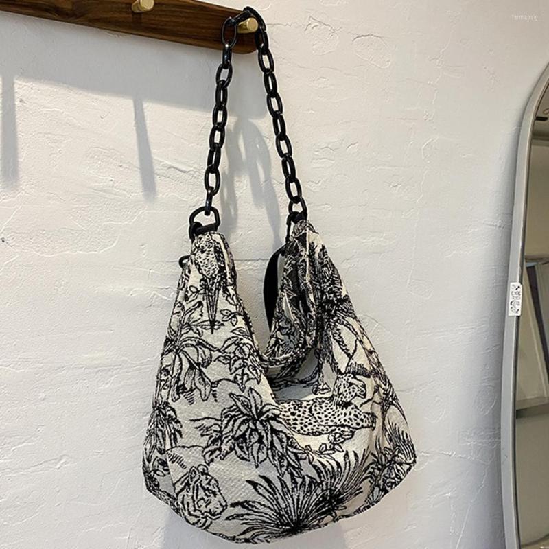 Evening Bags Retro Women Canvas Large Shoulder Crossbody Bag Embroidery Flower Chain Casual Handbags Designer, Picture shown
Evening Bags Retro Women Canvas Large Shoulder Crossbody Bag Embroidery Flower Chain Casual Handbags Designer, Picture shown