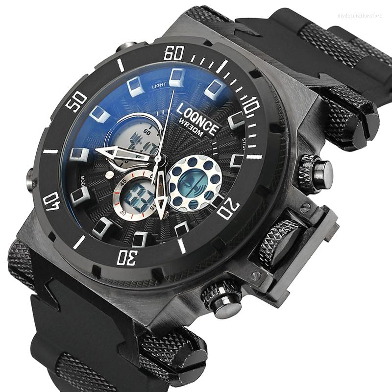 Wristwatches LOQNCE T6001 Brand Selling Multi-function Military Watch 30m Waterproof Luxury Large Dial Outdoor Sports Men's Quartz, Gold
Wristwatches LOQNCE T6001 Brand Selling Multi-function Military Watch 30m Waterproof Luxury Large Dial Outdoor Sports Men's Quartz, Gold