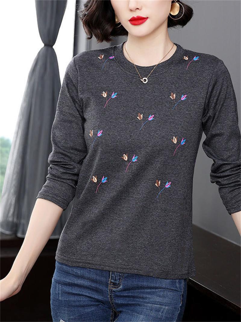 Women's Blouses & Shirts Women Spring Autumn Lady Fashion Casual Long Sleeve O-Neck Printing Cotton T-shirt Blusas Tops2098Women's, Purple
Women's Blouses & Shirts Women Spring Autumn Lady Fashion Casual Long Sleeve O-Neck Printing Cotton T-shirt Blusas Tops2098Women's, Purple