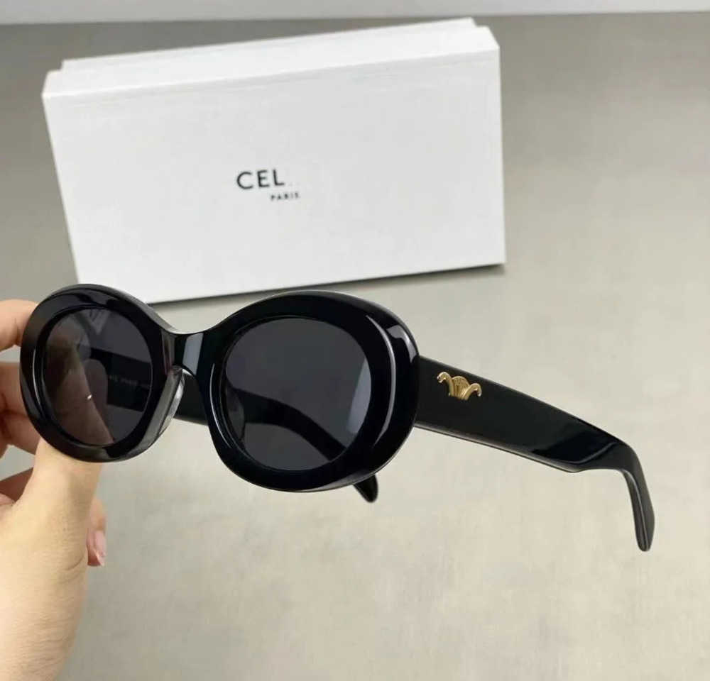 Sunglasses Retro cat's eye sunglasses for women CE's Arc de Triomphe oval French high street Motion current 85ess
Sunglasses Retro cat's eye sunglasses for women CE's Arc de Triomphe oval French high street Motion current 85ess