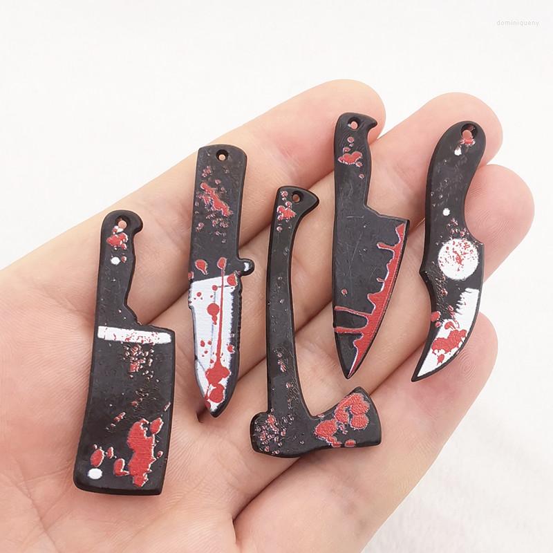 Charms 15pcs Halloween Blood Knife Kitchen Axe Dagger Acrylic Pendant For DIY Earring Keychain Jewelry Making
Charms 15pcs Halloween Blood Knife Kitchen Axe Dagger Acrylic Pendant For DIY Earring Keychain Jewelry Making