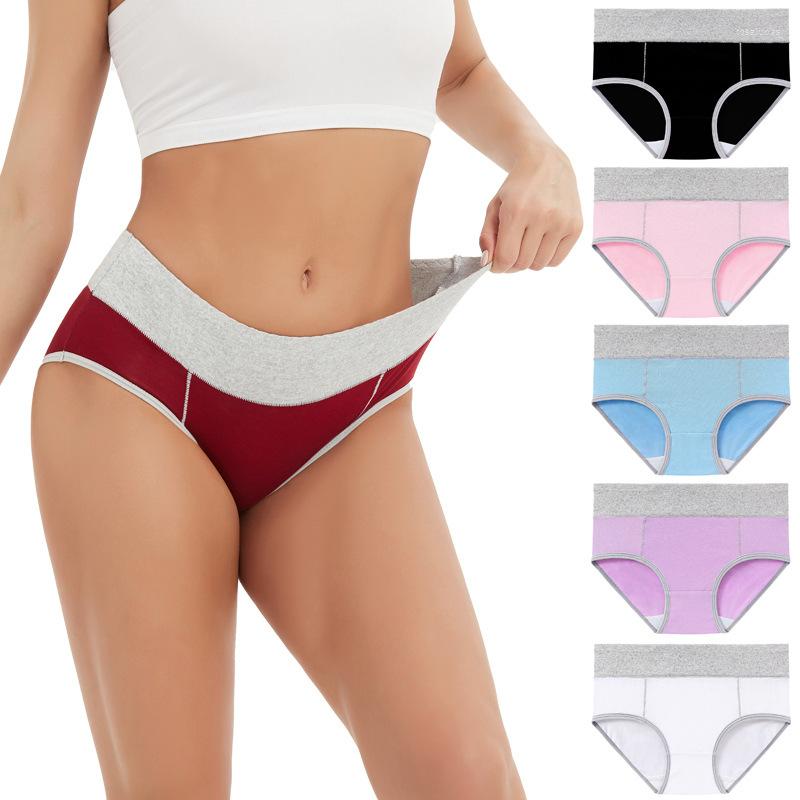 Women's Panties Patchwork Sexy Briefs Underwear Plus Size Middle Waist Women Antibacterial Cotton Crotch Lingere Seamless Cozy Intimates, Purple
Women's Panties Patchwork Sexy Briefs Underwear Plus Size Middle Waist Women Antibacterial Cotton Crotch Lingere Seamless Cozy Intimates, Purple