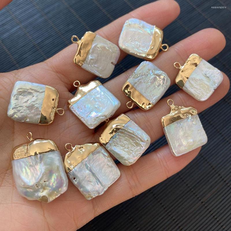 Charms 13x17-23x30mm Natural Freshwater Pearl Pendant Square Shape For DIY Fashion Jewelry Making Necklace Bracelet Earrings
Charms 13x17-23x30mm Natural Freshwater Pearl Pendant Square Shape For DIY Fashion Jewelry Making Necklace Bracelet Earrings