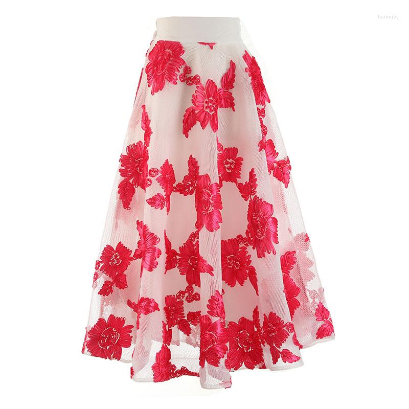 Skirts Designer Vintage Gauze Embroidery Floral Elastic Waist Half Skirt Ladies 2023 Fashion Loose Big Swing Shaggy, White
Skirts Designer Vintage Gauze Embroidery Floral Elastic Waist Half Skirt Ladies 2023 Fashion Loose Big Swing Shaggy, White