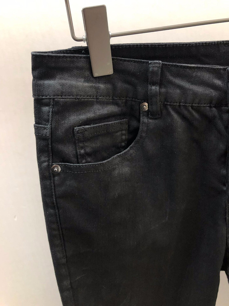 Men's Jeans PFNW Men Darkwear Denim Pants Jeans Cotton Gothic Clothes Autumn Niche Fashion Straight Solid Color Waxed Trousers 12A2900 230414
