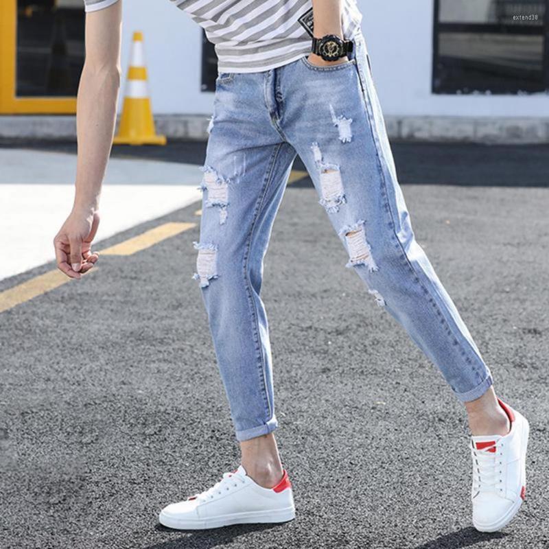 Men's Jeans Anti-wrinkle Fashion Men Elastic Slim Fit Denim Pants Washable Casual Solid Color Streetwear, Blue
Men's Jeans Anti-wrinkle Fashion Men Elastic Slim Fit Denim Pants Washable Casual Solid Color Streetwear, Blue
