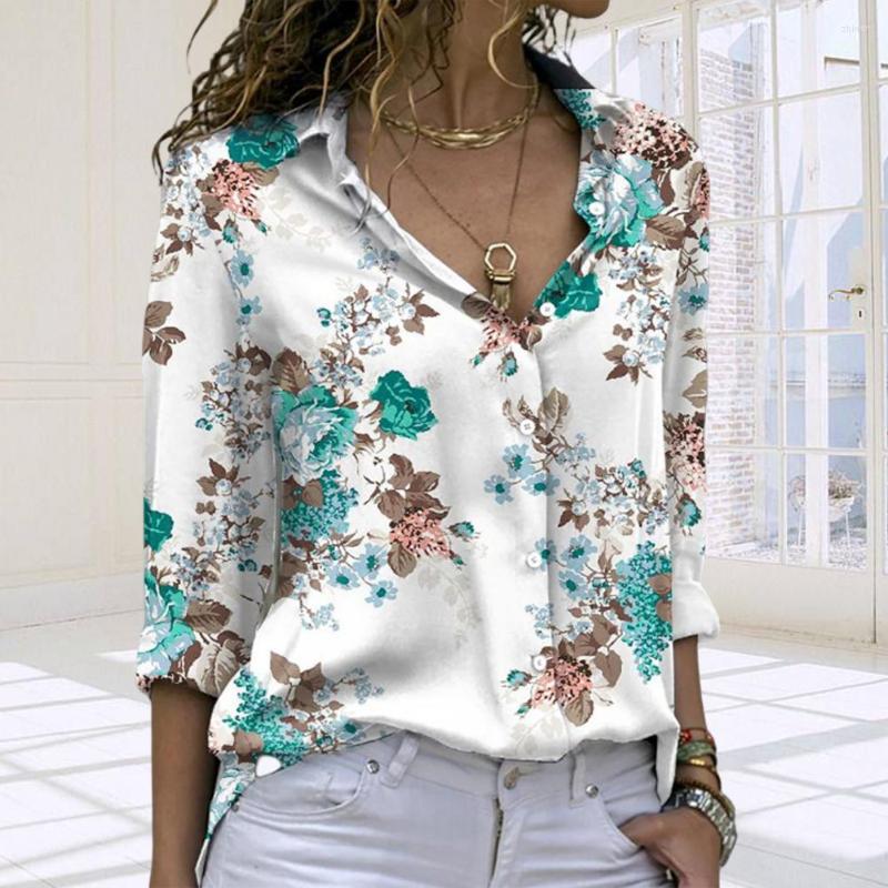Women' Blouses Trendy Spring Shirt Quick Drying Floral Leaves Print Work Lapel Anti-fade Cardigan Streetwear, Green
Women' Blouses Trendy Spring Shirt Quick Drying Floral Leaves Print Work Lapel Anti-fade Cardigan Streetwear, Green