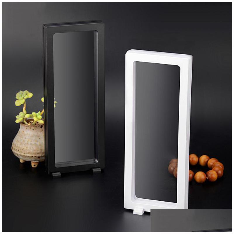 Jewelry Stand 9X23Cm Pet Membrane Black White Suspended Floating Display Necklace Watch Earrings Holder Drop Delivery Packagi Dhgarden Dhrgn
Jewelry Stand 9X23Cm Pet Membrane Black White Suspended Floating Display Necklace Watch Earrings Holder Drop Delivery Packagi Dhgarden Dhrgn