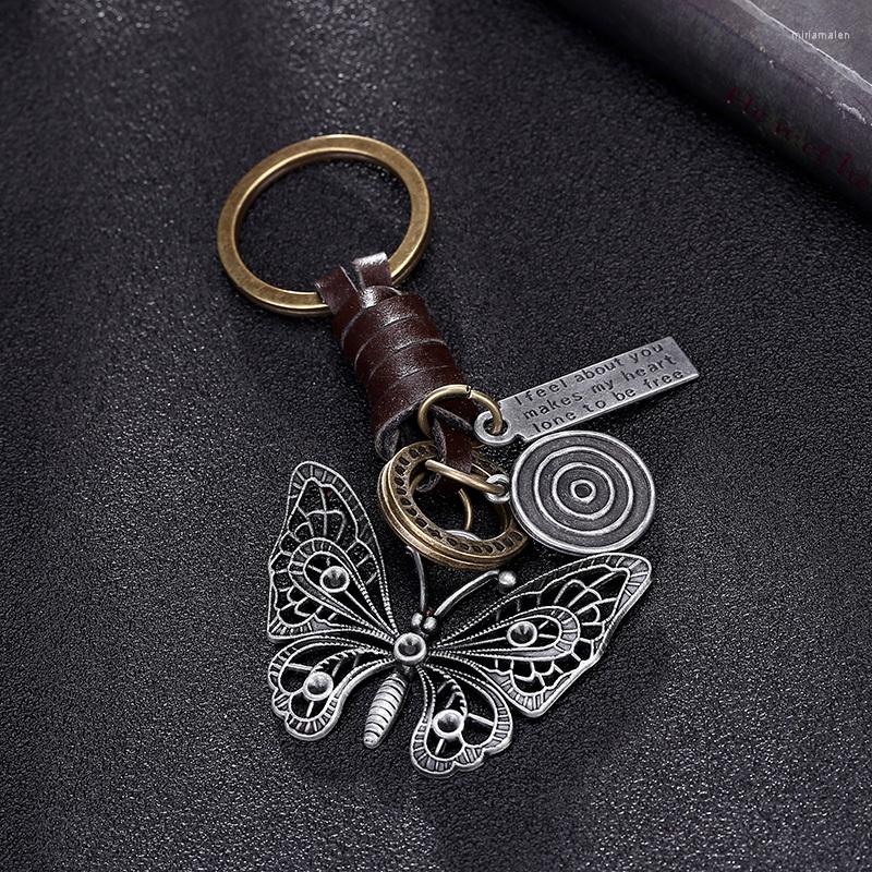Keychains Beautiful Butterfly Suspension Pendant Metal Leather Keychain For Girls Car Keys Chain Wholesale
Keychains Beautiful Butterfly Suspension Pendant Metal Leather Keychain For Girls Car Keys Chain Wholesale