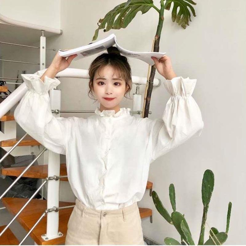 Women' Blouses White Blouse Women Shirts Harajuku Clothes Womens Tops And All Match Flare Sleeve Korean Style Fashion Ulzzang Chic
Women' Blouses White Blouse Women Shirts Harajuku Clothes Womens Tops And All Match Flare Sleeve Korean Style Fashion Ulzzang Chic