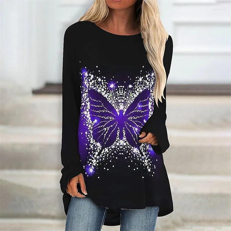 Women' Hoodies Women' 2023 Round Neck Long Sleeve Butterfly Print Loose Top Oversized Hoodie Streetwear Sudaderas Para Mujer, Purple
Women' Hoodies Women' 2023 Round Neck Long Sleeve Butterfly Print Loose Top Oversized Hoodie Streetwear Sudaderas Para Mujer, Purple
