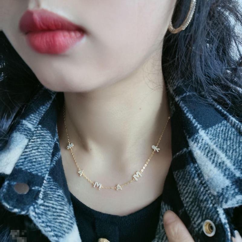 Chains High Quality Jewelry Mother's Day Gift 925 Sterling Silver CZ Boy Girl With Mama Letter Charm Chain Necklace For Mom
Chains High Quality Jewelry Mother's Day Gift 925 Sterling Silver CZ Boy Girl With Mama Letter Charm Chain Necklace For Mom
