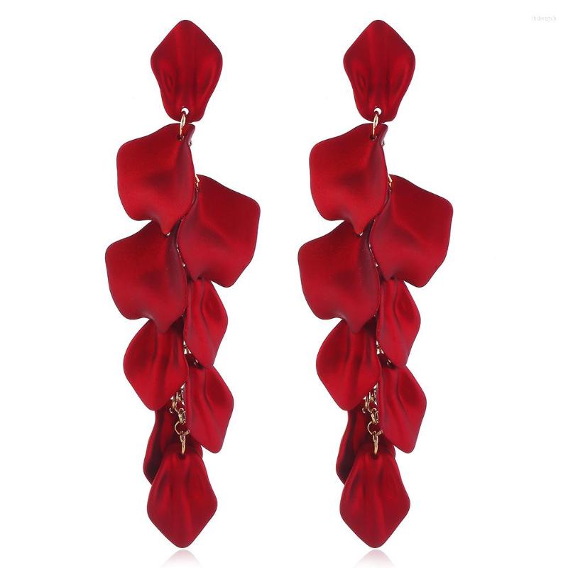 Dangle Earrings 2023 Arrival Vintage Women Sexy Rose Petal Long Tassel Female Korean Jewelry Red
Dangle Earrings 2023 Arrival Vintage Women Sexy Rose Petal Long Tassel Female Korean Jewelry Red