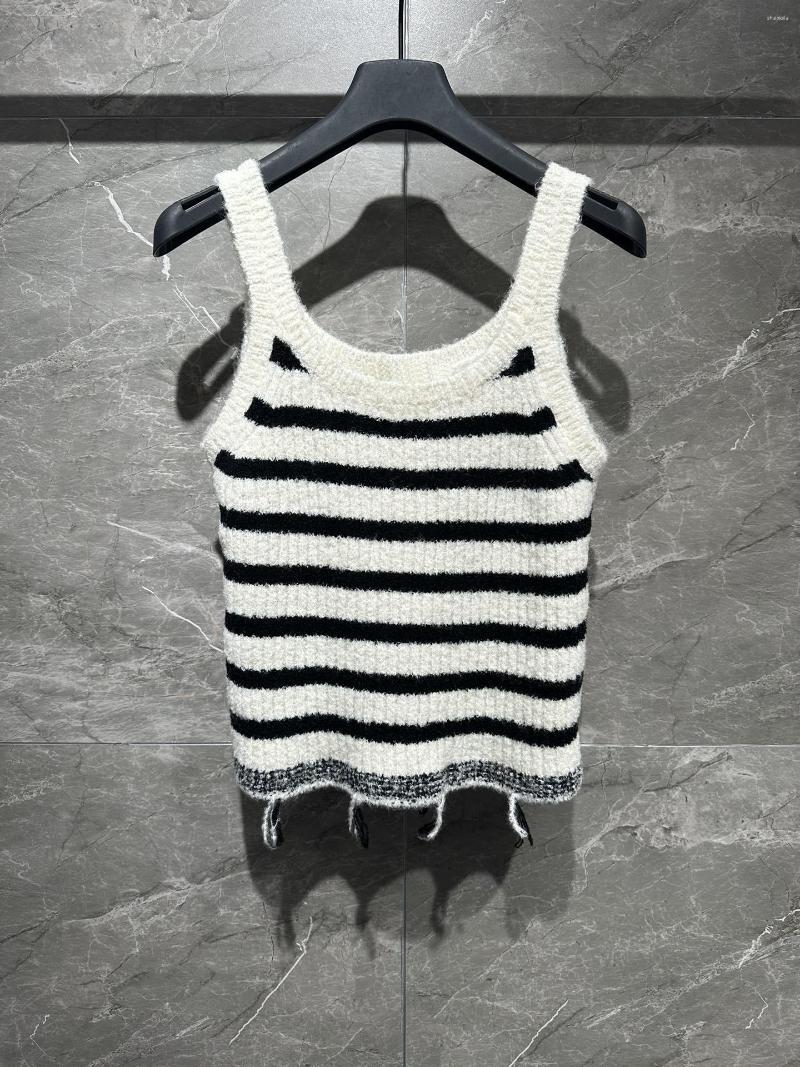 Women' Vests Striped Vest V-neck Neckline Hem Heavy Industry Frayed Tassel Craft Leisure And Comfort 2023 Summer, Picture color
Women' Vests Striped Vest V-neck Neckline Hem Heavy Industry Frayed Tassel Craft Leisure And Comfort 2023 Summer, Picture color