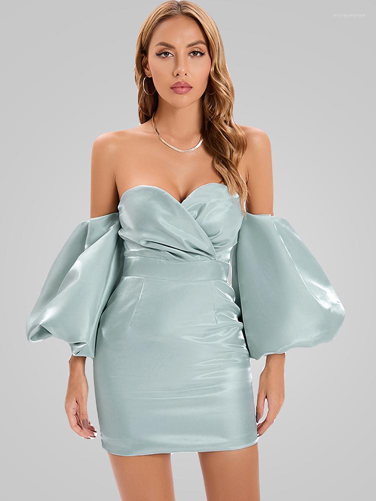 Casual Dresses Christmas Autumn Winter Sexy Puff Sleeve Bodycon Female Dress Woman Elegant Mini Off Shoulder Celebrity Club Party, White
Casual Dresses Christmas Autumn Winter Sexy Puff Sleeve Bodycon Female Dress Woman Elegant Mini Off Shoulder Celebrity Club Party, White