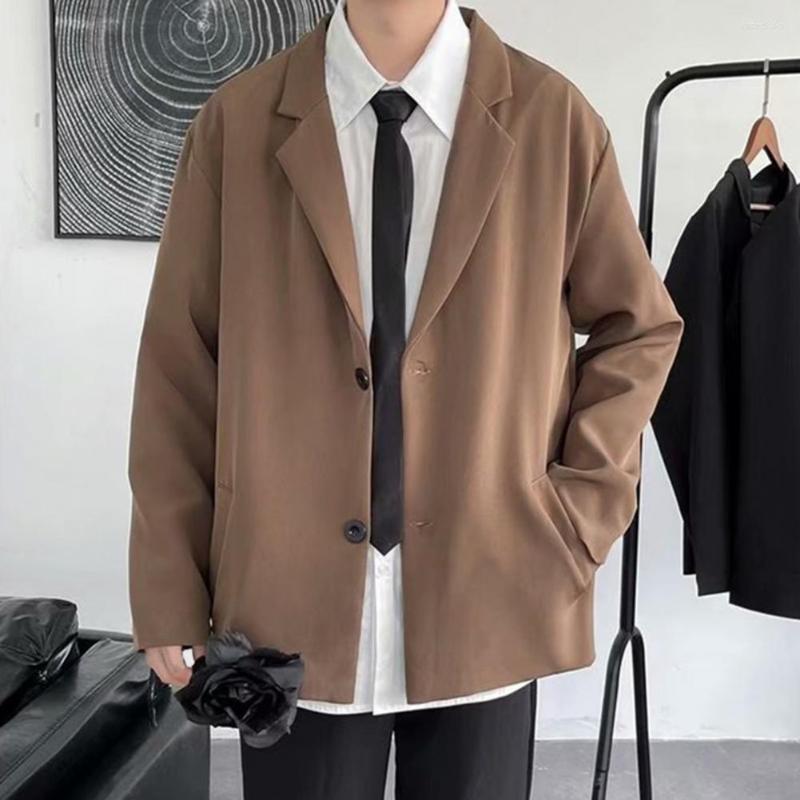 Men's Jackets Office Blazers Men Suits Coats Retro Loose Solid Color Lapel Long Sleeve Single Breasted Blazer For Chaquetas Hombre, Black
Men's Jackets Office Blazers Men Suits Coats Retro Loose Solid Color Lapel Long Sleeve Single Breasted Blazer For Chaquetas Hombre, Black