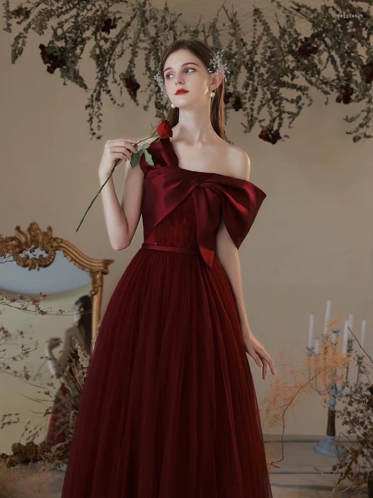 Party Dresses Burgundy Bow Prom Backless Sleeveless Elegant Satin Stitching Floor Length Formal Celebrity Sweet Evening Gown, Photo color
Party Dresses Burgundy Bow Prom Backless Sleeveless Elegant Satin Stitching Floor Length Formal Celebrity Sweet Evening Gown, Photo color