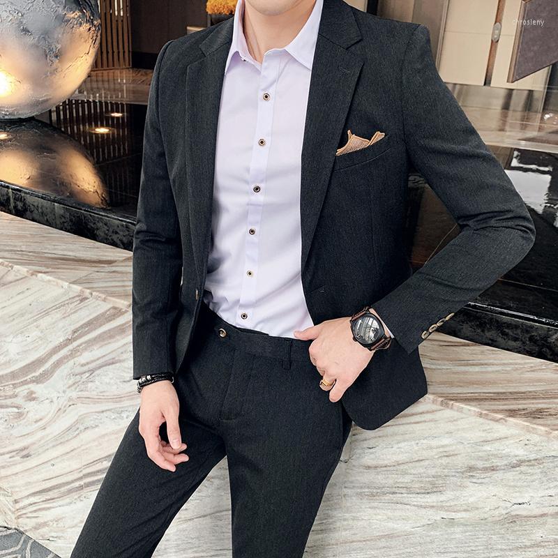 Men's Suits (Jacket Pants) British Style Men Spring High Quality Casual Business Suit/groom Wedding Dress Blazers Men's Slim Fit Tuxedo, Black
Men's Suits (Jacket Pants) British Style Men Spring High Quality Casual Business Suit/groom Wedding Dress Blazers Men's Slim Fit Tuxedo, Black