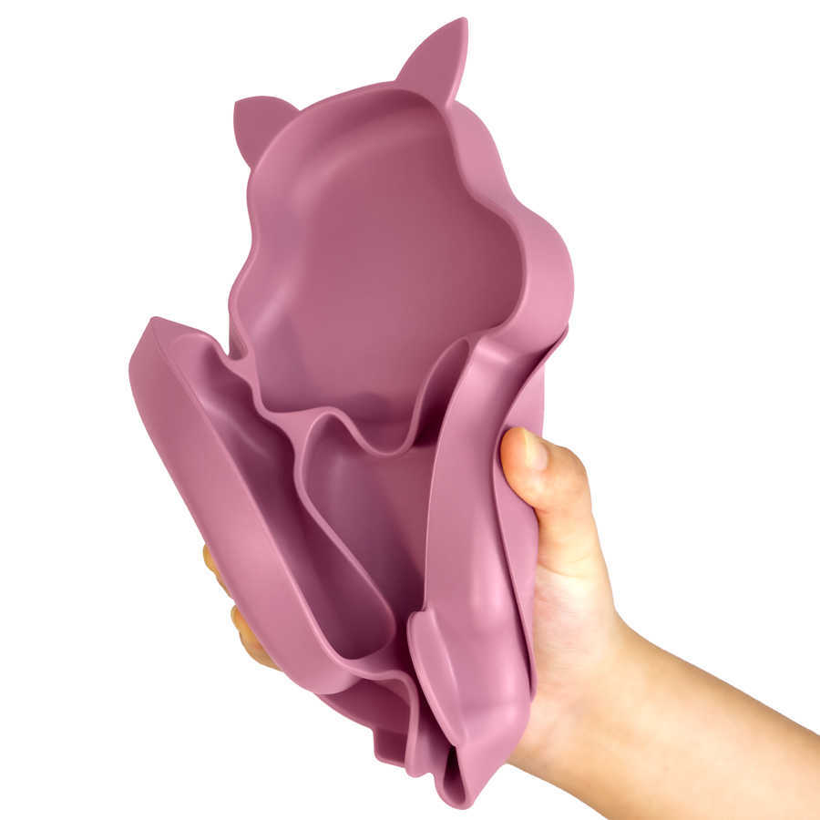 Cups Dishes Utensils 8pcs/Set Children's Tableware Silicone Dishes For Baby Feeding Set Sucker Bowl Cup Waterproof Bib Spoon Fork Baby Stuff AA23