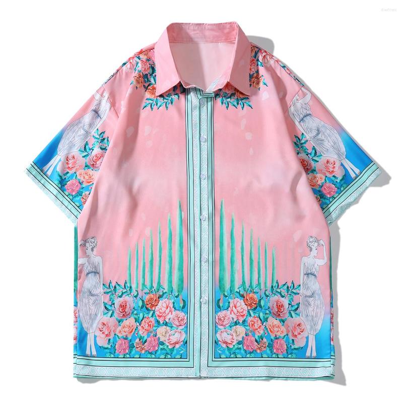 Men's Casual Shirts LACIBLE Fashion Leisure Retro Loose Harajuku Short Sleeve Blouse Tops Men Summer Selling Japanese T-Shirt For Women, Pink
Men's Casual Shirts LACIBLE Fashion Leisure Retro Loose Harajuku Short Sleeve Blouse Tops Men Summer Selling Japanese T-Shirt For Women, Pink