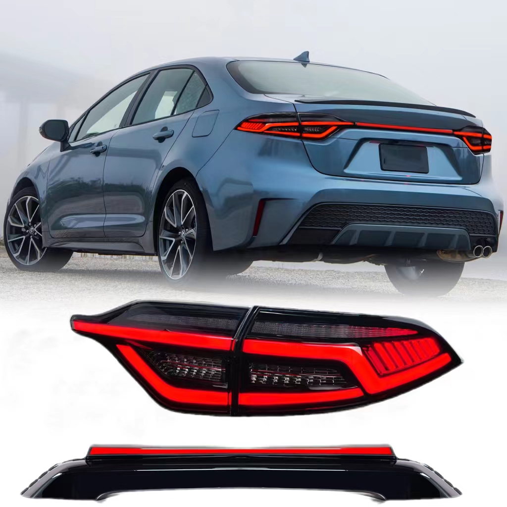 Automobile Taillight For Toyota corolla 20 18-20 20 LED Throughout Taillights Assembly Streaming Turn Signal Lights American Version