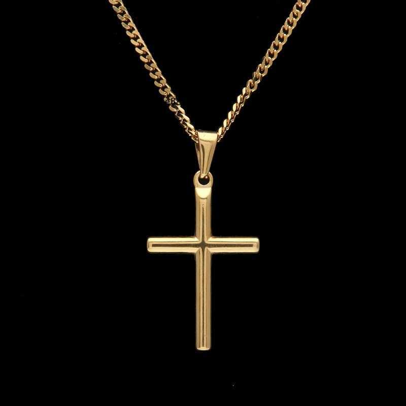 Mens Stainless Steel Cross Pendant Necklace Gold Sweater Chain Fashion Hip Hop Necklaces Jewelry
Mens Stainless Steel Cross Pendant Necklace Gold Sweater Chain Fashion Hip Hop Necklaces Jewelry
