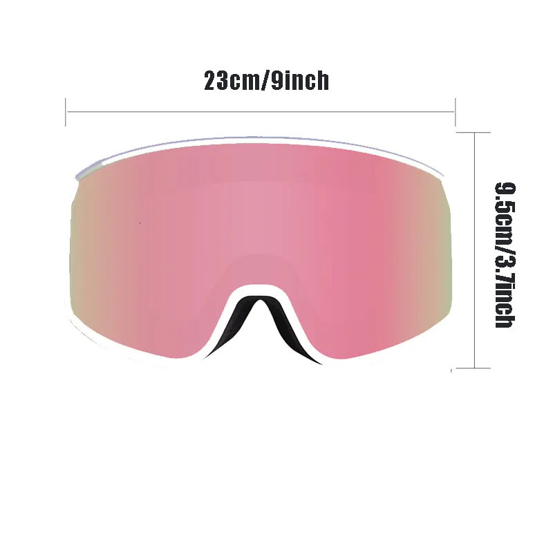 Ski Goggles Double layer anti fog ski goggles column surface anti UV 231114