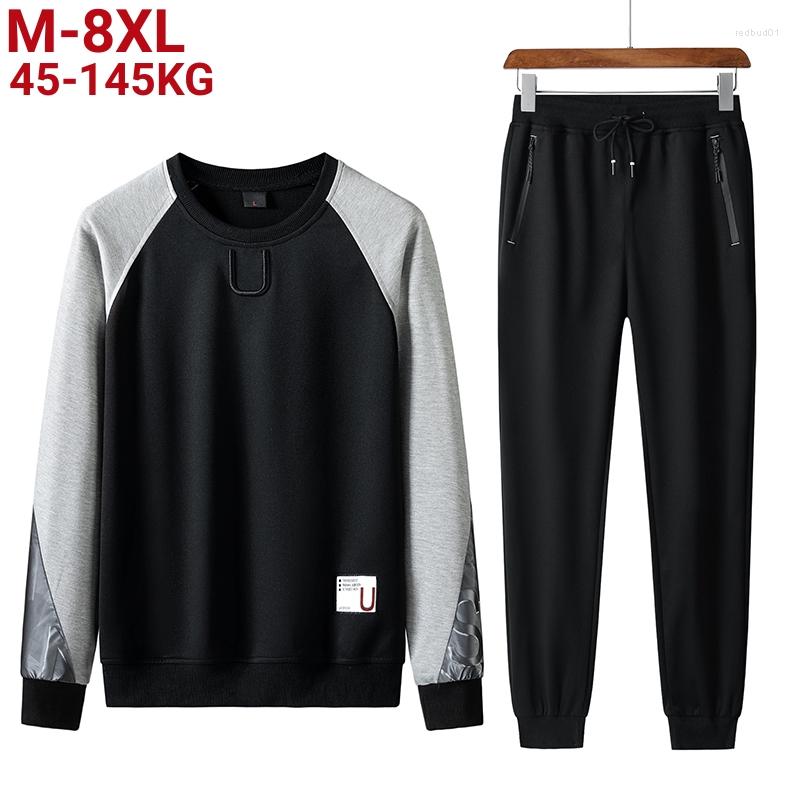 Men's Tracksuits Big Size 8xl 7xl Men's Spring Sweatshirt Suit Casual Menswear Pullover And Pants 2 Pieces Set Autumn Sportswear Man, B-2116 black
Men's Tracksuits Big Size 8xl 7xl Men's Spring Sweatshirt Suit Casual Menswear Pullover And Pants 2 Pieces Set Autumn Sportswear Man, B-2116 black