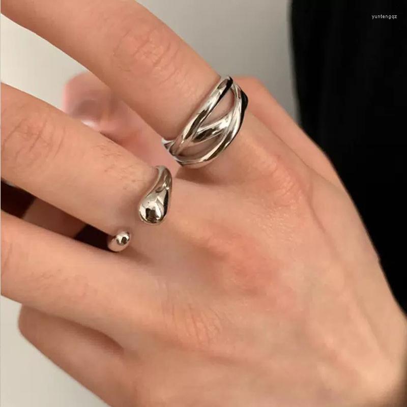 Wedding Rings Minimalist Silver Color For Women Fashion Creative Hollow Irregular Geometric Birthday Party Jewelry Gifts
Wedding Rings Minimalist Silver Color For Women Fashion Creative Hollow Irregular Geometric Birthday Party Jewelry Gifts