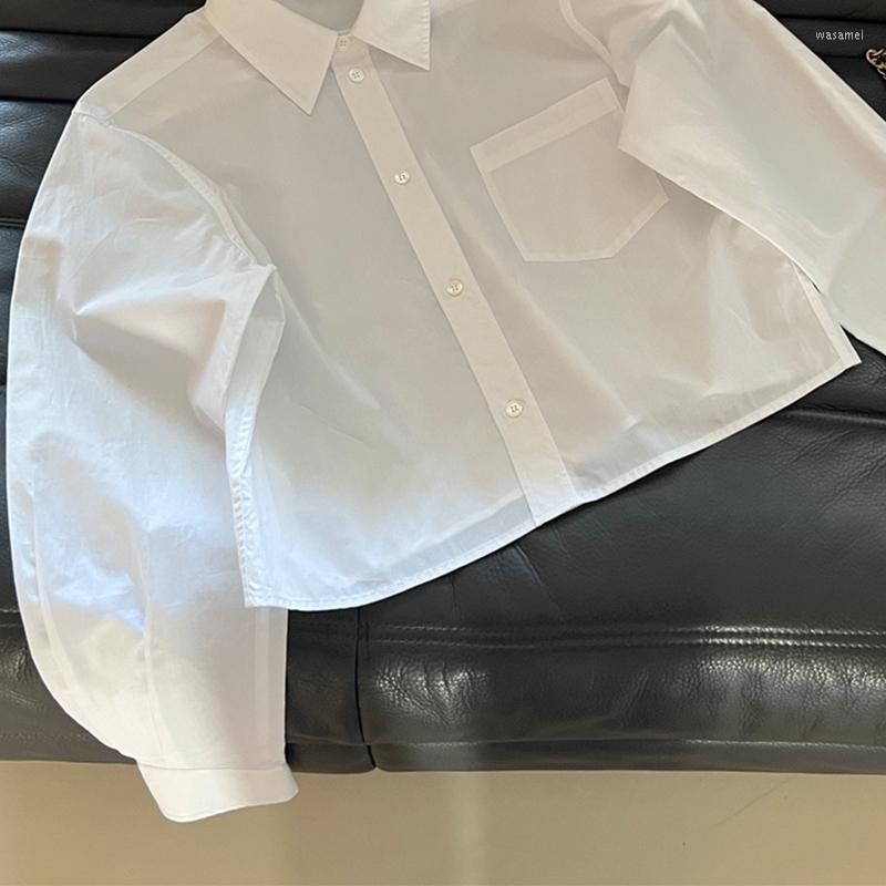 Women' Blouses 2023 Simple Blouse Single-breated Long Sleeve Laple Pocket Letter Embroidery Casual White Shirts Fashion Elegent Loose Tops
Women' Blouses 2023 Simple Blouse Single-breated Long Sleeve Laple Pocket Letter Embroidery Casual White Shirts Fashion Elegent Loose Tops