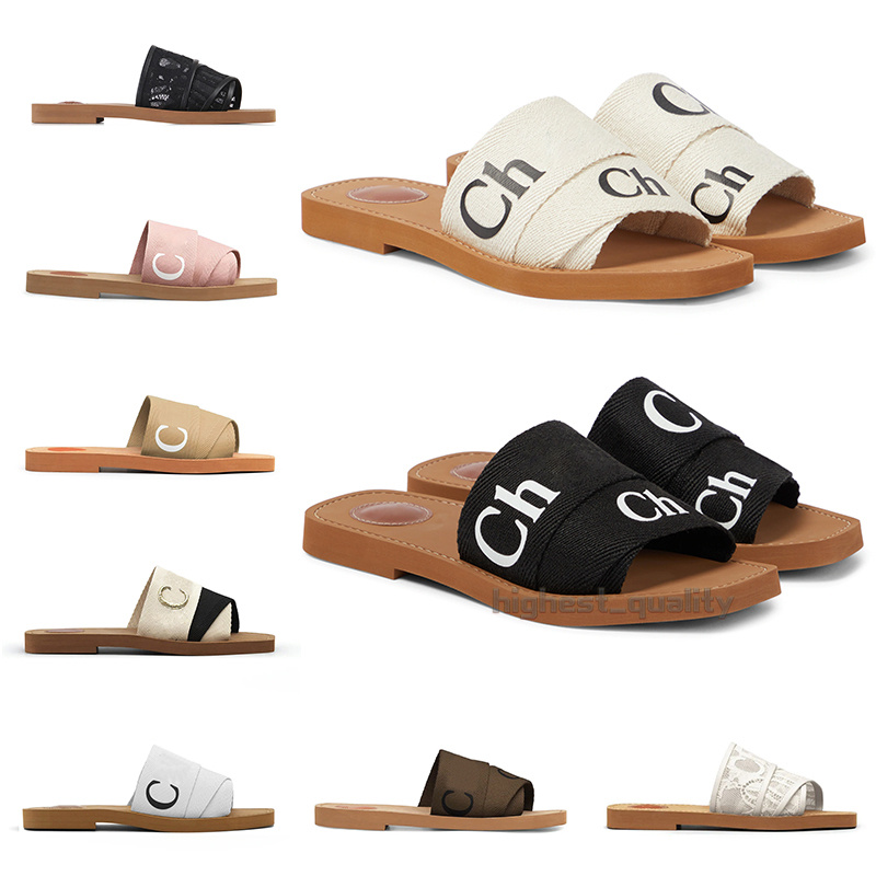 Designer Woody Sandals For Women Mules Flat Slides Light Tan Beige White Black Pink Lace Lettering Fabric Canvas Slippers Womens Summer Outdoor Shoes With Dust Bag, Color-5
Designer Woody Sandals For Women Mules Flat Slides Light Tan Beige White Black Pink Lace Lettering Fabric Canvas Slippers Womens Summer Outdoor Shoes With Dust Bag, Color-5