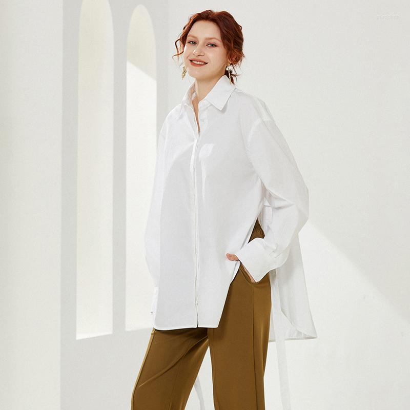 Women's Blouses White Shirt 2023 Spring High-level Fashionable Loose Side Slit Women's Long Sleeve Turn-Down Collar, Sky blue
Women's Blouses White Shirt 2023 Spring High-level Fashionable Loose Side Slit Women's Long Sleeve Turn-Down Collar, Sky blue