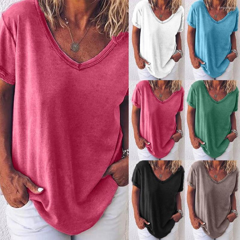 Women' T Shirts Summer 2023 Ladies T-shirt Stylish Simple Solid Color V-neck Shirt Loose Slim Casual, Black
Women' T Shirts Summer 2023 Ladies T-shirt Stylish Simple Solid Color V-neck Shirt Loose Slim Casual, Black