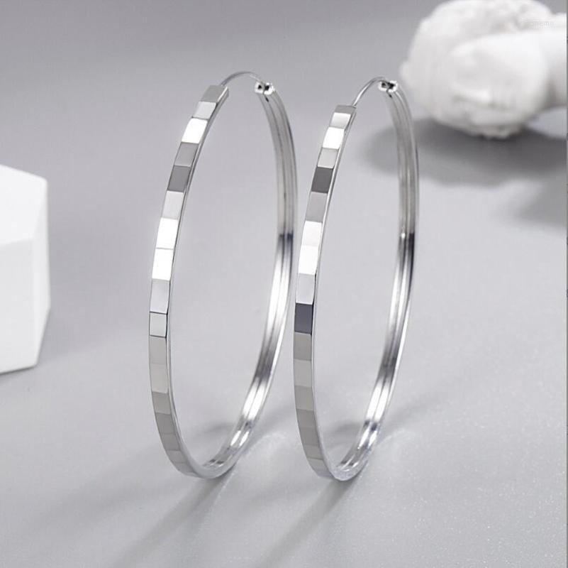 Hoop Earrings Real 925 Sterling Silver Round For Fashion Women Classic Fine Jewelry Minimalist Geometric Accessories
Hoop Earrings Real 925 Sterling Silver Round For Fashion Women Classic Fine Jewelry Minimalist Geometric Accessories