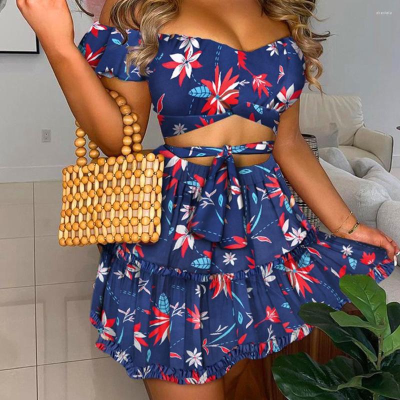Work Dresses Felyn 2023 High Quality Design 2 Pcs Women Set Print Slash Neck Tops Mini Dress Summer Casual Outfits, Blue
Work Dresses Felyn 2023 High Quality Design 2 Pcs Women Set Print Slash Neck Tops Mini Dress Summer Casual Outfits, Blue