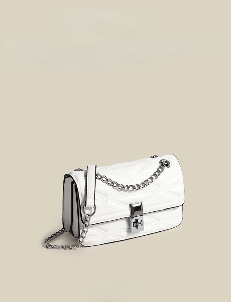 Fashion design small bag women's bag high-end feeling trendy fashion chain cross-body bag, White
Fashion design small bag women's bag high-end feeling trendy fashion chain cross-body bag, White