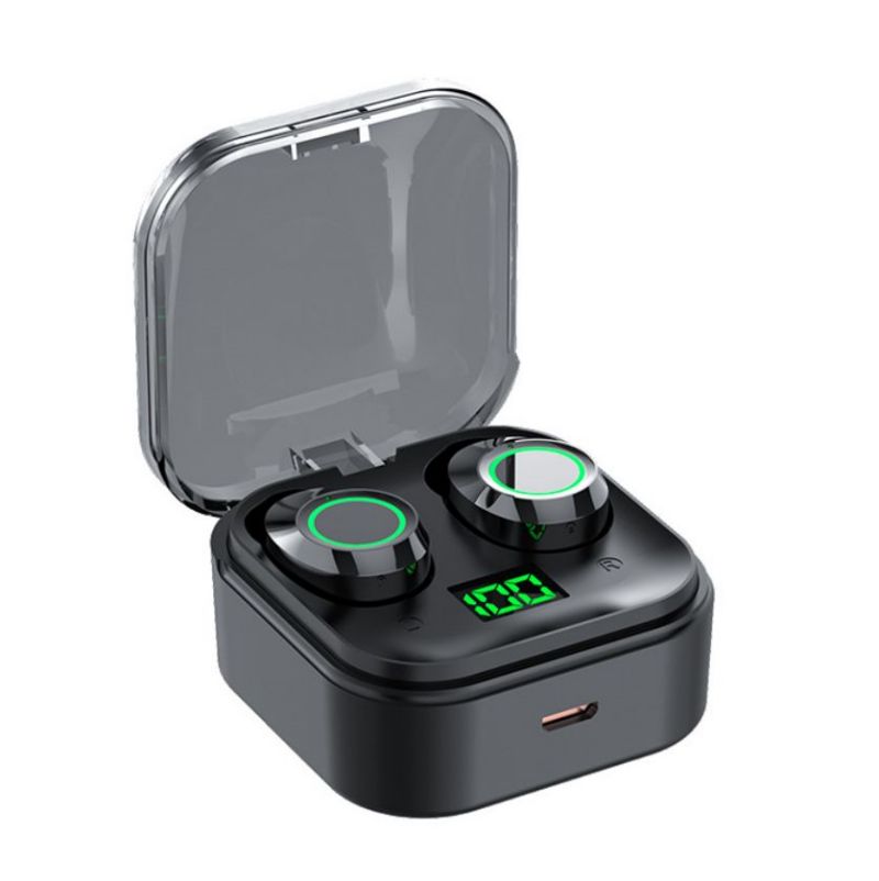 Wireless Earphone In-ear Earphone TWS Bluetooth headphone Sport Earphone YDmini Model Two Earbuds with built-in Microphone LED display high Quality He
