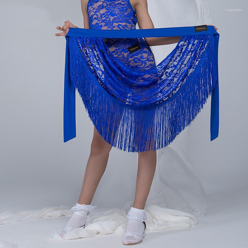 Stage Wear Girls Latin Dance Skirt Blue/Black Lace Hip Scarf Fringe Clothes Kids Rumba Samba Practice Cha DNV16551, Blue skirt
Stage Wear Girls Latin Dance Skirt Blue/Black Lace Hip Scarf Fringe Clothes Kids Rumba Samba Practice Cha DNV16551, Blue skirt