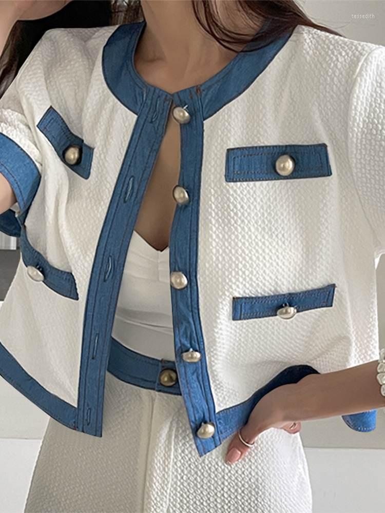 Women' Suits Fashion Outwears Women Blazer 2023 Female Casual Crew Neck Short Sleeve Coat Solid Color Femininas Coats Baggy, Black
Women' Suits Fashion Outwears Women Blazer 2023 Female Casual Crew Neck Short Sleeve Coat Solid Color Femininas Coats Baggy, Black