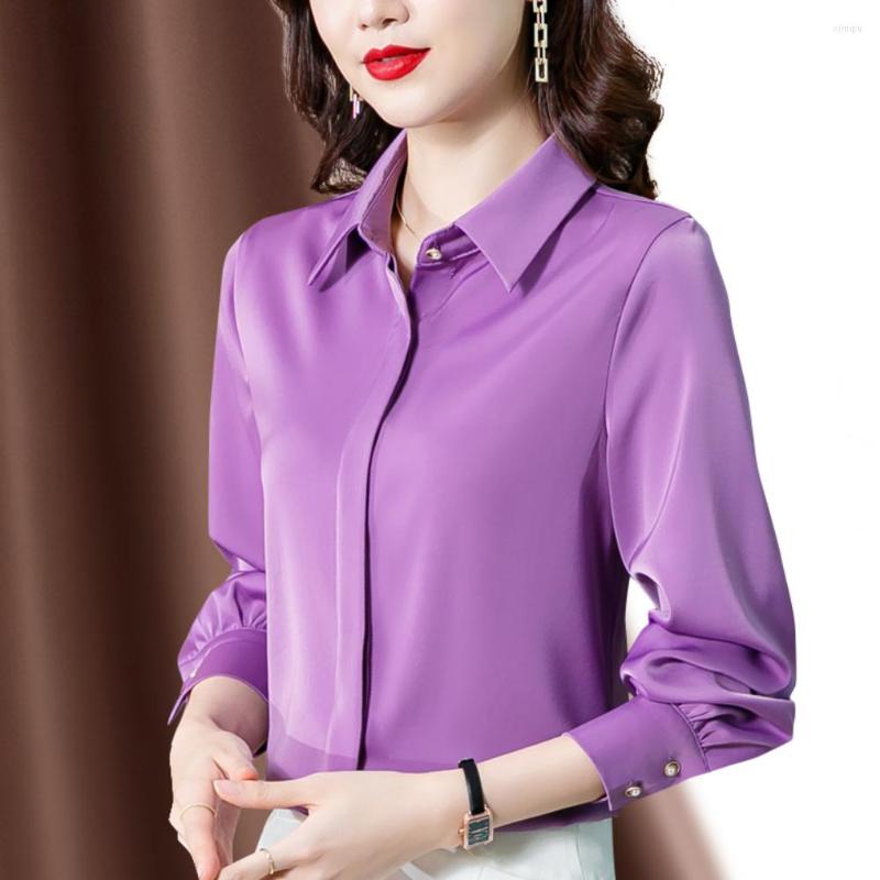 Women's Blouses Women's Shirt Long-Sleeved Satin Top Women High Quality Elegant OL Style Formal Womens Clothing Spring Autumn 2023, Beige
Women's Blouses Women's Shirt Long-Sleeved Satin Top Women High Quality Elegant OL Style Formal Womens Clothing Spring Autumn 2023, Beige
