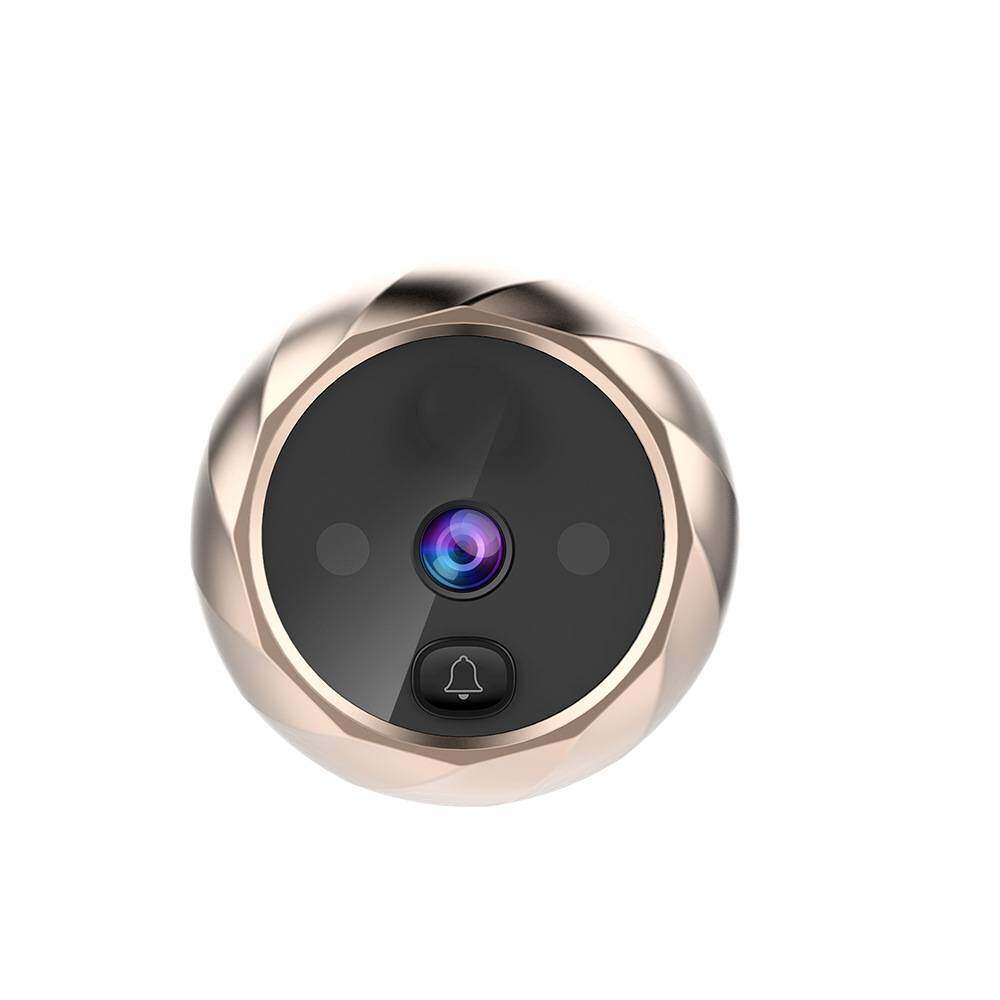 2.8 Inch Night Vision Visual Doorbell with Built-in Memory Camera for Taking Photos Circulating Storage Digital Electronic Cat Eyes DD1