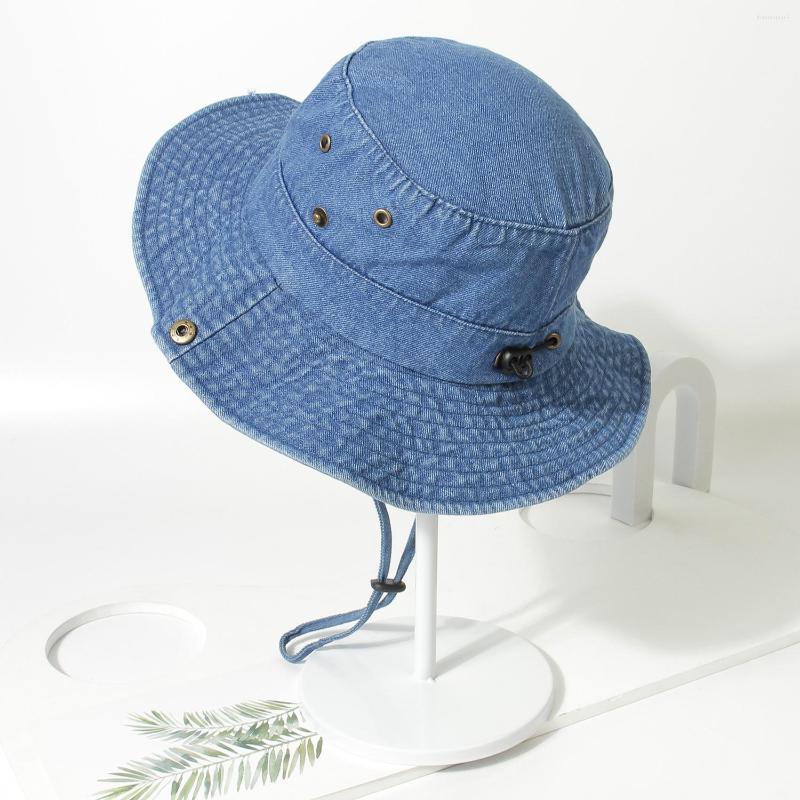 Wide Brim Hats Vintage Style Spring Summer Women Washable Breathable Broad-brimmed Flattop Fisherman Hat Sunhat, Blue
Wide Brim Hats Vintage Style Spring Summer Women Washable Breathable Broad-brimmed Flattop Fisherman Hat Sunhat, Blue