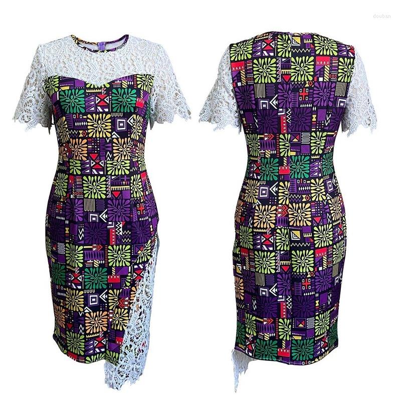 Ethnic Clothing 2023 Arrival Printing African Dresses For Women Summer Short Sleeve O-neck Dress Clothes
Ethnic Clothing 2023 Arrival Printing African Dresses For Women Summer Short Sleeve O-neck Dress Clothes