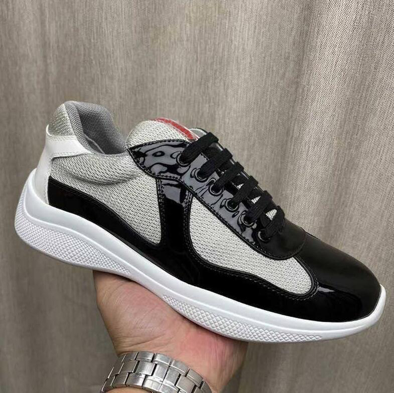 2023 Casual shoes Mens design america's cup leather sneakers patent flat trainers black mesh lace-up men's black casual shoes outdoor runner shoes 38-46
2023 Casual shoes Mens design america's cup leather sneakers patent flat trainers black mesh lace-up men's black casual shoes outdoor runner shoes 38-46
