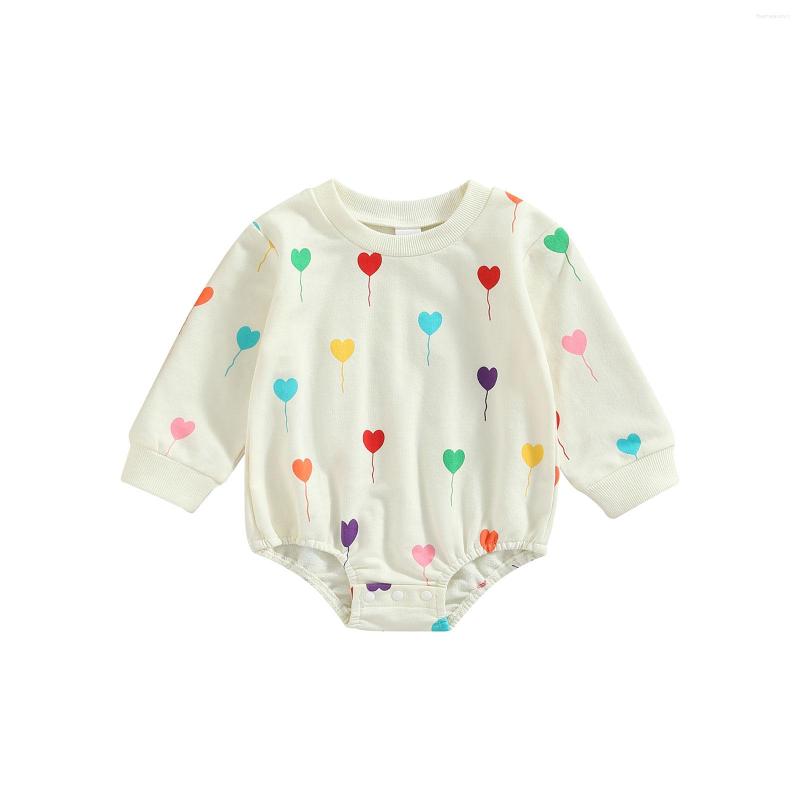 Rompers Infant Baby Girls Born Jumpsuits Round Neck Long Sleeve Heart Pattern Jumpsuit Elastic Cuff Bodysuit Outfit, Picture shown
Rompers Infant Baby Girls Born Jumpsuits Round Neck Long Sleeve Heart Pattern Jumpsuit Elastic Cuff Bodysuit Outfit, Picture shown