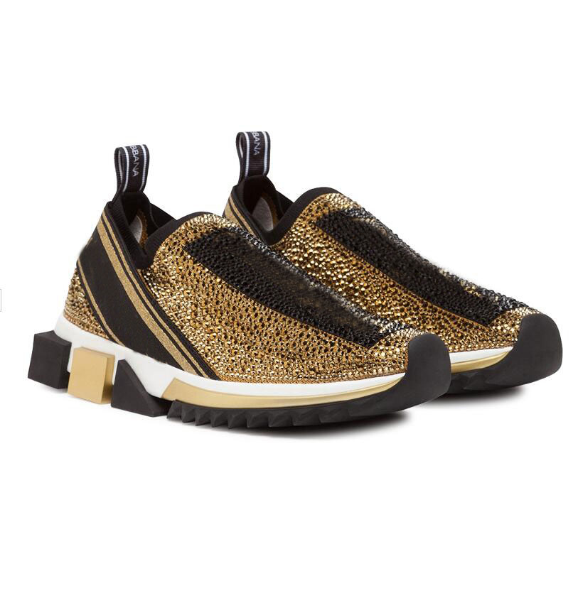 Top Summer Brand Sorrento Sneaker Shoes Black Gold White Stretch Mesh with Fusible Crystals Sock Casual Walking Perfect Discount Footwear EU38-46
Top Summer Brand Sorrento Sneaker Shoes Black Gold White Stretch Mesh with Fusible Crystals Sock Casual Walking Perfect Discount Footwear EU38-46
